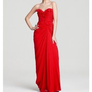 Badgley Mischka flattering Red Gown/Dress
